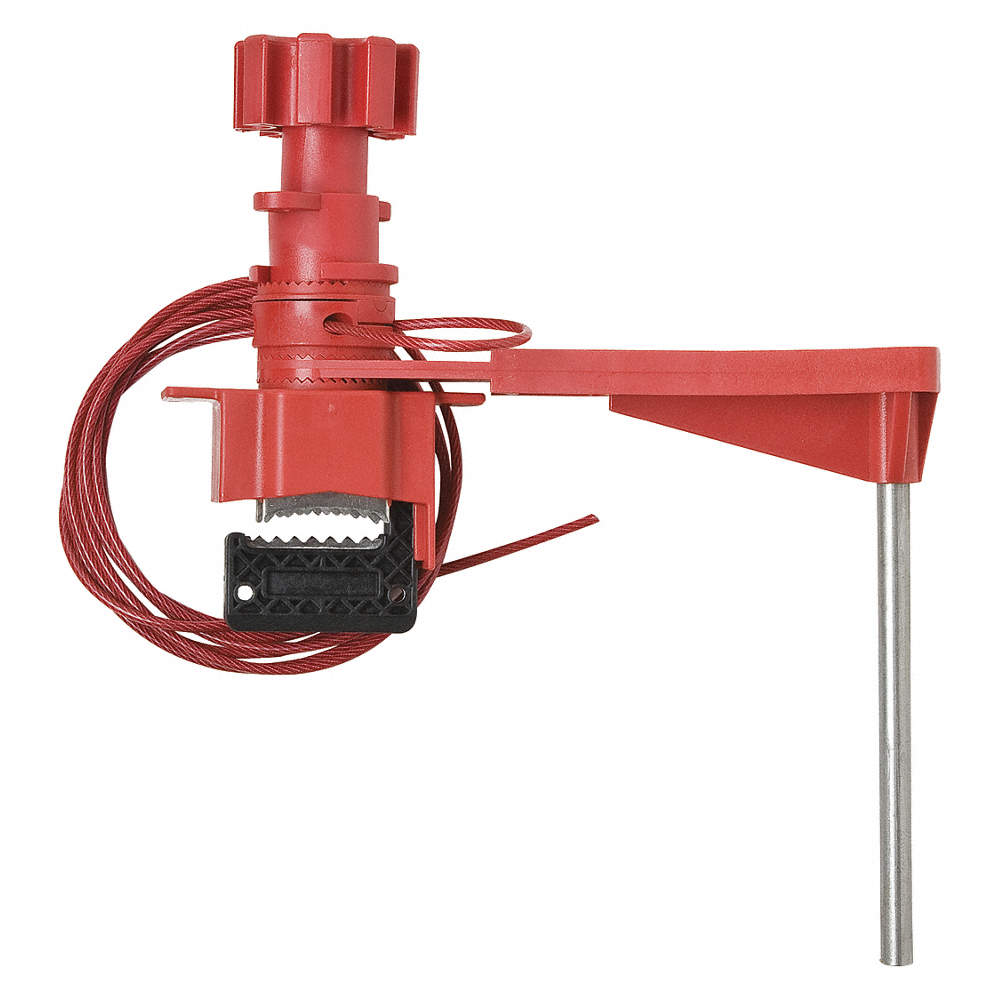 Bloqueo de Valvula de Bola Acero Rojo Grainger México Seguridad