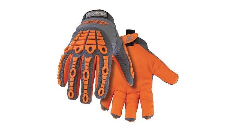 Guantes anticorte alta visibilidad nivel 1 talla xl