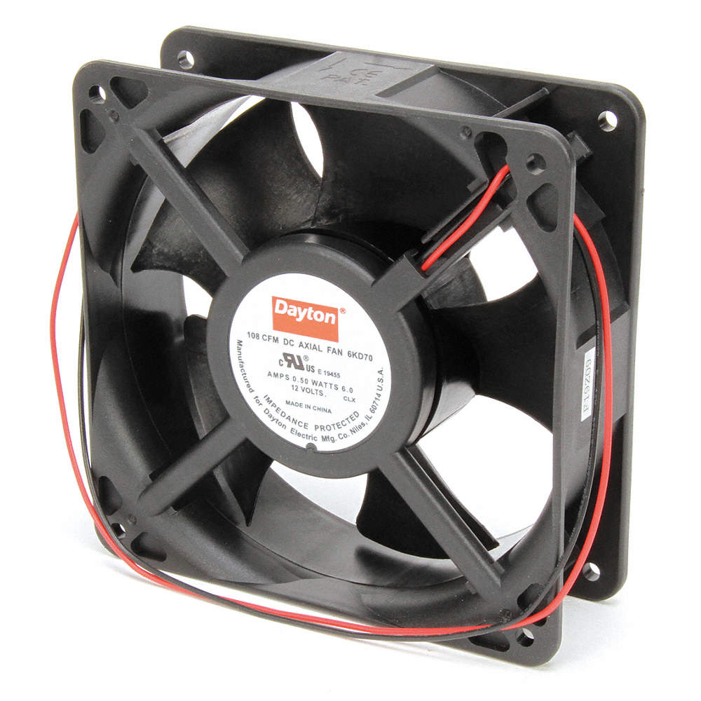 Ventilador Axial Cuadrado Estandar Cuadrada 4 1116 X 4 1116 12vcd 6w Grainger México